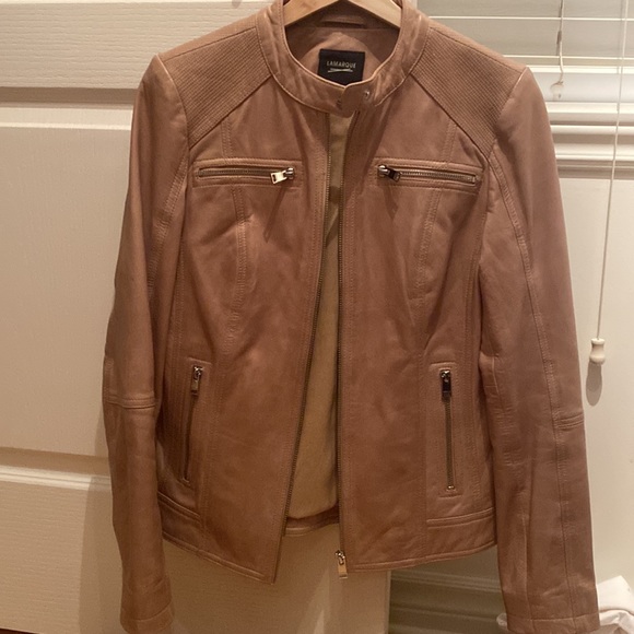 Lamarque Tan leather jacket - Picture 2 of 3